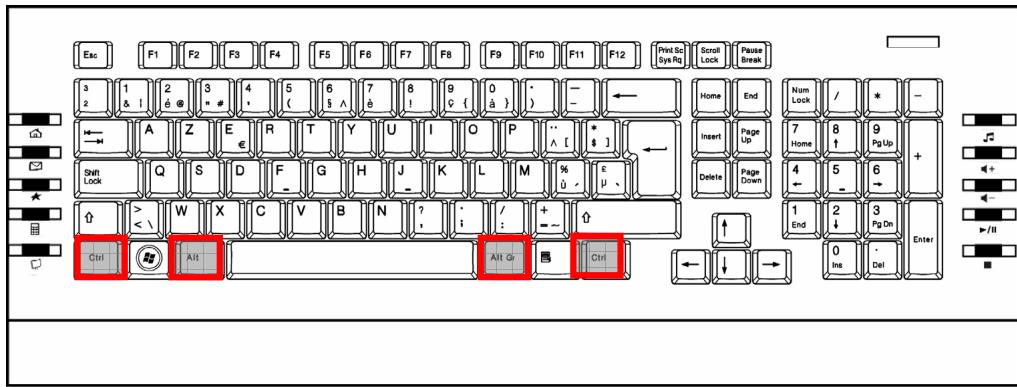 MEDION LIFE E81010 MD 85877 - De spatiebalk, de tabulatortoets en de backspace-toets - 2