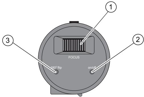 MEDION LIFE P66014 MD 82472 - Bedieningselementen van de projectie-eenheid - 1