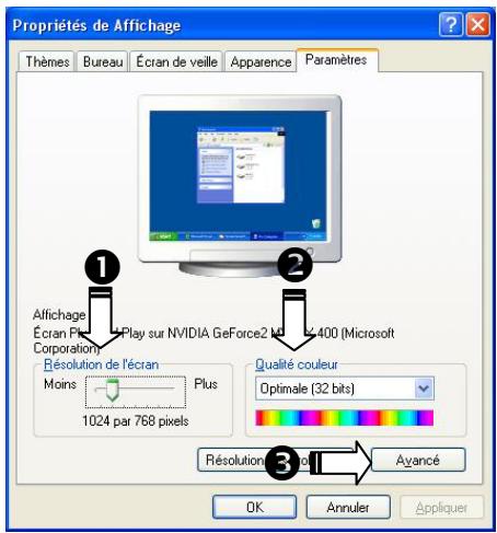 MEDION MD 30217 - Proprietes de l'affichage - 1