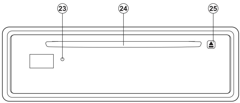 MEDION MD 41052 - Arrière du panneau frontal - 1