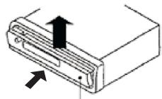 MEDION MD 41052 - Détacher le panneau frontal - 2