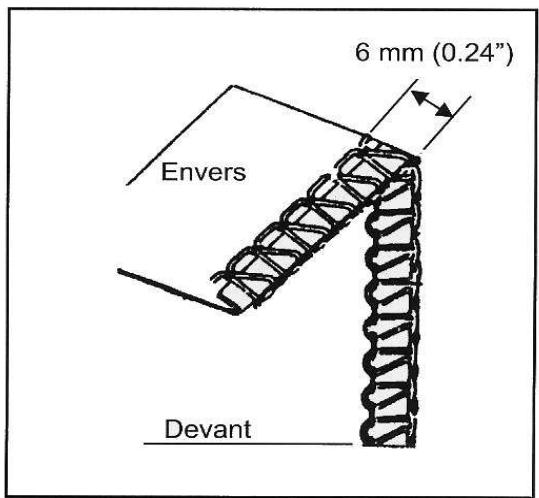 MEDION MD10685 - Mise au point de la largeur de l'overlock - 3