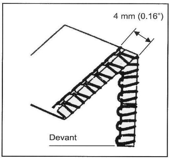 MEDION MD10685 - Mise au point de la largeur de l'overlock - 1