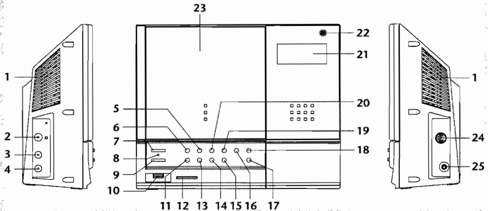 MEDION MD82479 - Appareil principal: face avant et côtés - 1