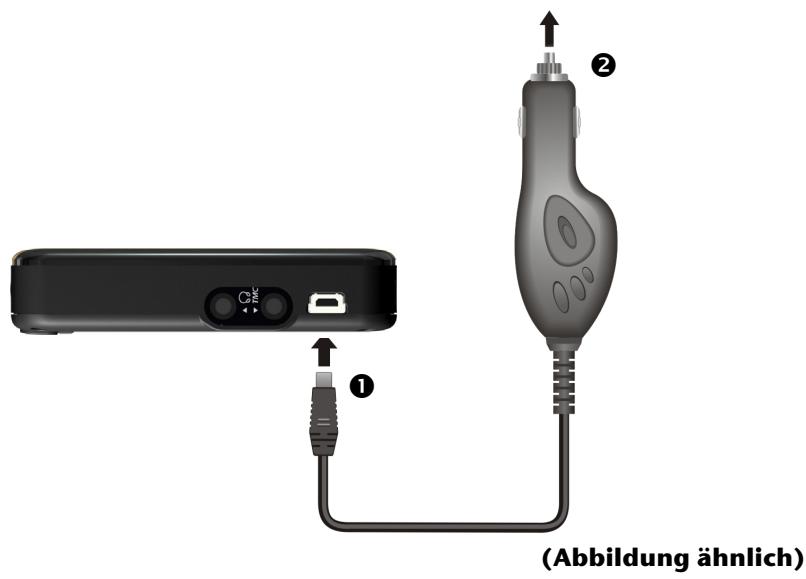 MEDION GOPAL E3115 M5 MD 96386 - Autoadapter anschließen - 1