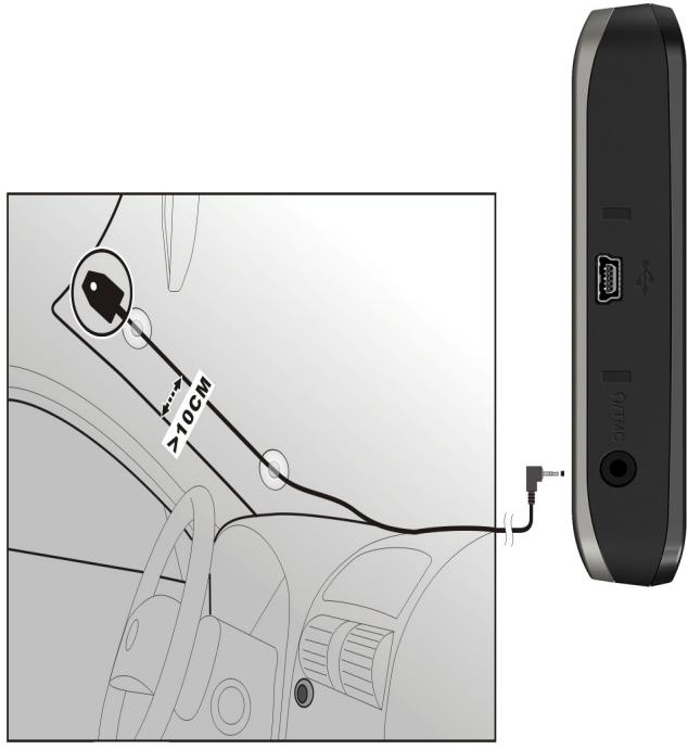 MEDION GOPAL E3230 M20 MD 97053 - External FM-antenna aansluiten (optioneel) - 1