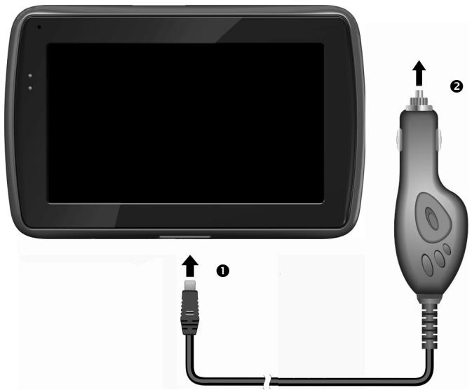 MEDION GOPAL E4245 M20 MD 97807 - Stromversorgung über Autoadapter - 1