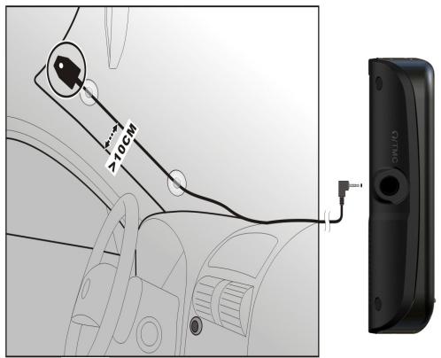 MEDION GOPAL E4445 M20 MD 97732 - Raccorder une antenne FM (seulement avec les modèles E4245 et E4445) - 3