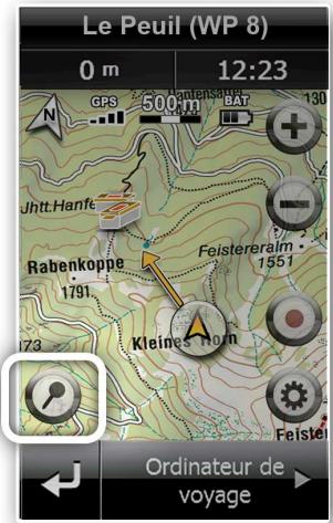 MEDION GOPAL S3857 M80 MD97851 - Définir un point de cheminement dans la vue carte - 1
