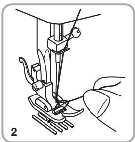 PFAFF 1070S - Pour remonter le fil de canette - 2