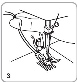 PFAFF 1070S - Unterfaden heraufholen - 3