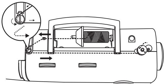PFAFF 1070S - Remplissage de la canette - 1