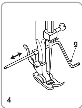 PFAFF 1070S - Removing the presser foot - 2