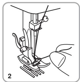 PFAFF 1070S - Unterfaden heraufholen - 2