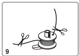PFAFF 1070S - Unterfaden aufspulen - 9