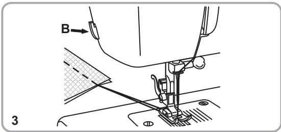 PFAFF 1070S - Removing the work - 1