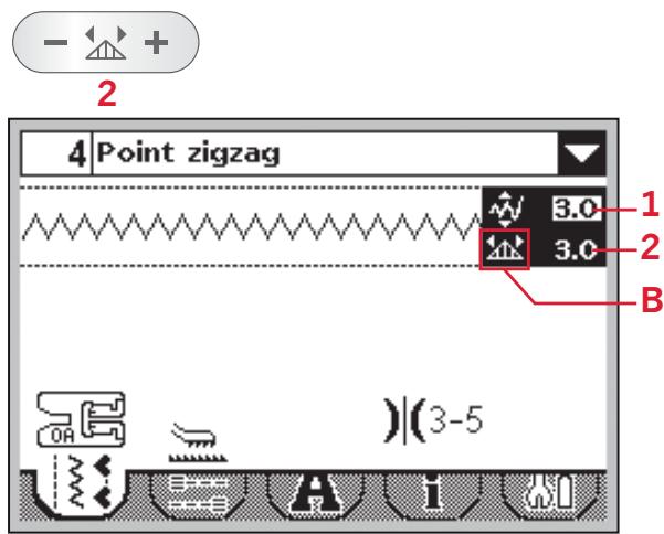 PFAFF AMBITION 1.0 - Longueur de point/densité de point (2) - 2