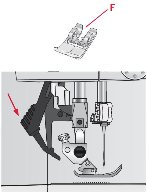 PFAFF AMBITION 1.0 - Débrayage du système IDT™ - 1