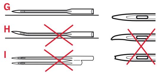 PFAFF AMBITION 1.0 - Aiguilles lanceolées - 2