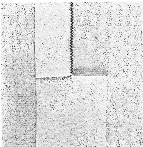 PFAFF 1222, 1222E - Elastic zigzag seam - 2