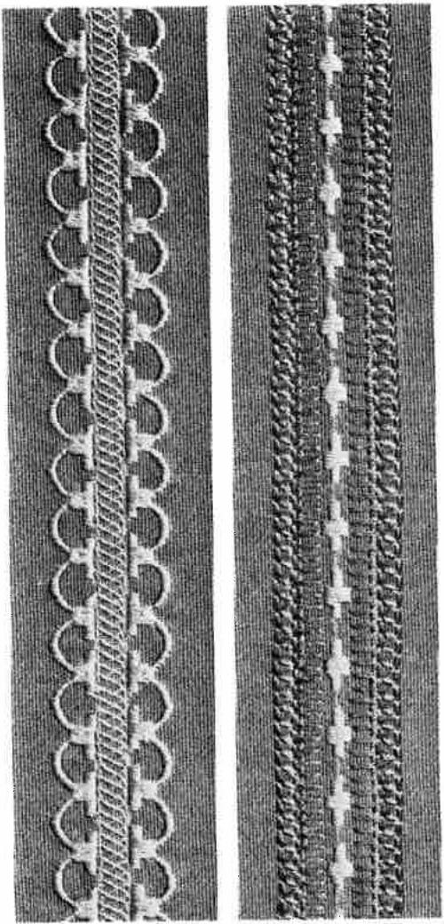 PFAFF 1222, 1222E - Which fancy-stitch variation do you like best? - 1