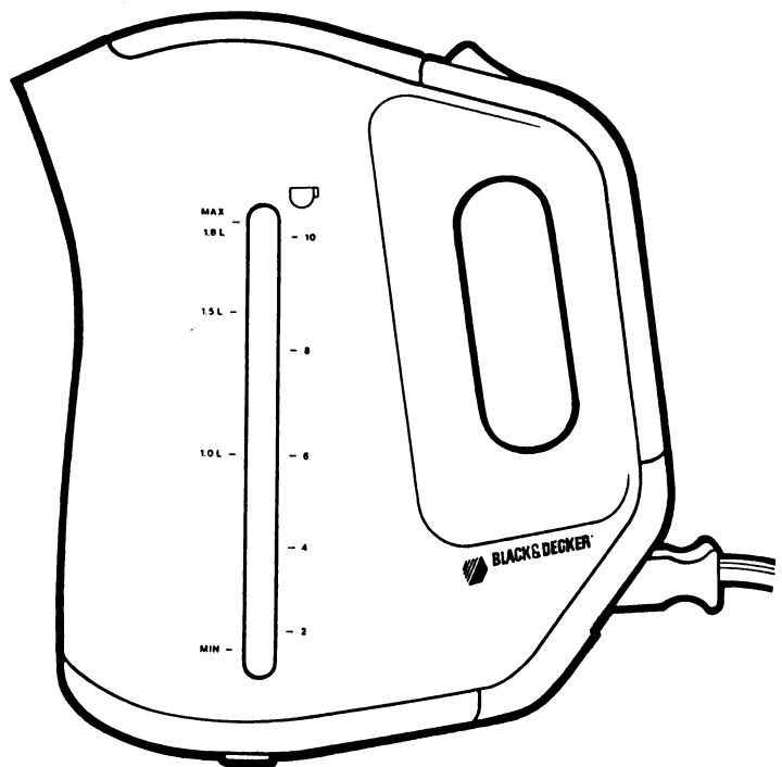 BLACK & DECKER BLACK & DECKER JKA350 - Bouilloire à couvercle - 1