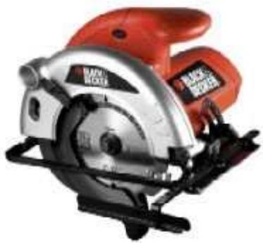 BLACK & DECKER BLACK & DECKER CD601 - Scie circulaire à fil de 1100 watts - 55 mm de profondeur de coupe - 2