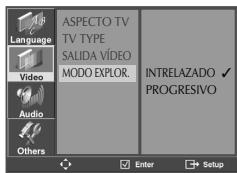 DAEWOO DCSB8511A - SeLECTIONAR "MODO EXPLOR." (modo de escaneo). - 1