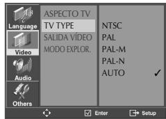 DAEWOO DCSB8511A - Selectionar la norma. - 1
