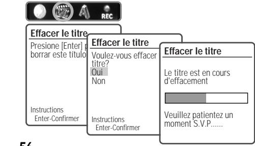 DAEWOO DHR-8105S - Effacement d'un titre - 1