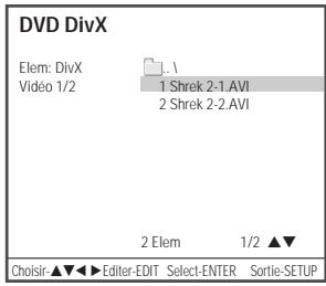 DAEWOO DHR-8105S - Lecture de fichiers divx (HDD media, DVD) - 2