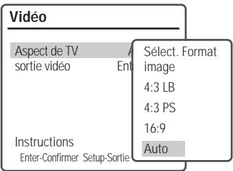 DAEWOO DHR-8105S - Format de l'image du téléviseur - 1