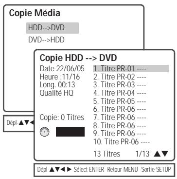 DAEWOO DHR-8105S - Montage de HDD vers DVD - 1