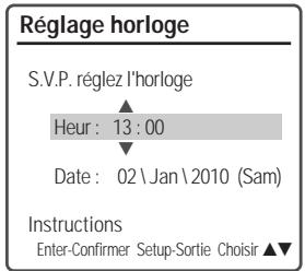 DAEWOO DHR-8105S - Réglage de l'horloge - 2