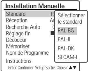 DAEWOO DHR-8105S - Réglage manuel - 1