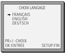 DAEWOO DVC 54 - Configuration du lecteur - 1