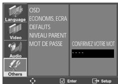 DAEWOO DVC 54 - Modifiez le niveau du contrôle parental. - 4