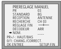 DAEWOO DVC 54 - Réglage - 5