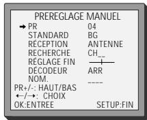 DAEWOO DVC 54 - Réglage - 3