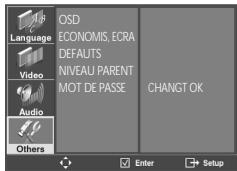 DAEWOO DVC 54 - Modifiez le niveau du contrôle parental. - 5