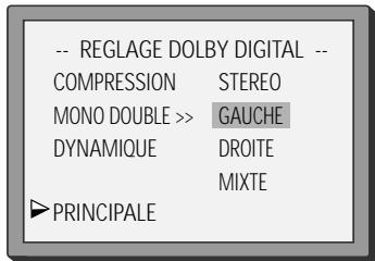 DAEWOO DVG-5000D - Réglage des MENUS de DVD - 6