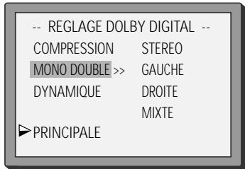 DAEWOO DVG-5000D - Réglage des MENUS de DVD - 5