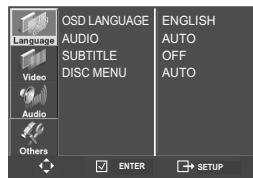 DAEWOO DX-7410 - Configuration de la langue - 1