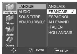 DAEWOO DX-7410 - Configuration de la langue - 2