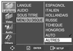 DAEWOO DX-7410 - Choix de la langue des sous-titres. - 3