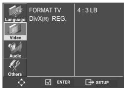 DAEWOO DX-7410 - Configuration vidéo - 1