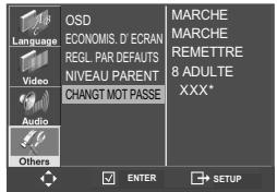 DAEWOO DX-7410 - Configuration du son - 9