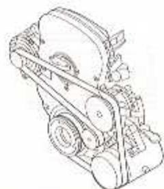 DAEWOO NUBIRA - Couroie de transmission - 1