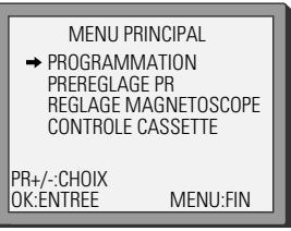 DAEWOO SV-871 - Réglage OSD - 1
