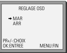 DAEWOO SV-871 - Réglage OSD - 3